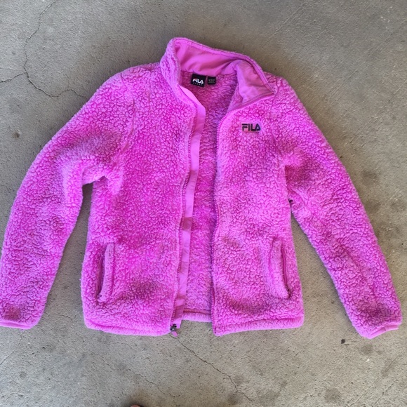 fila teddy jacket mens